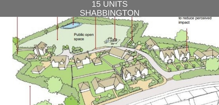 planning application for a local housebuilder’s mid-scale residential scheme of 15 units in Shabbington