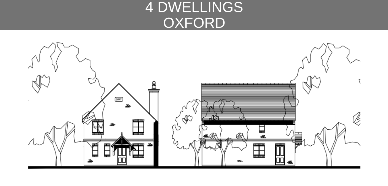 planning application for a small-scale residential scheme of four units outside of Oxford in the Green Belt